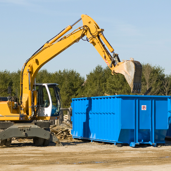 can i choose the location where the residential dumpster will be placed in Burkeville